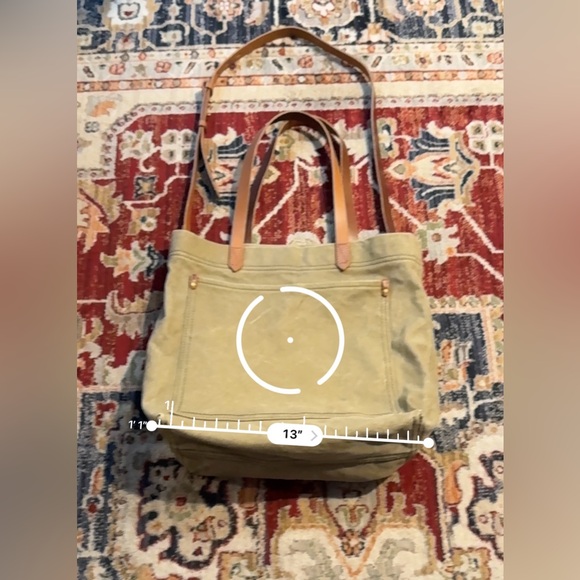 Madewell Tote Canvas & Leather - Picture 3 of 9